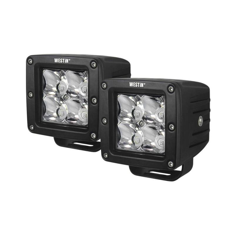 Westin 09-12200B-PR Compact LED 5W 3.2 inch x 3 inch (Set of 2) Black