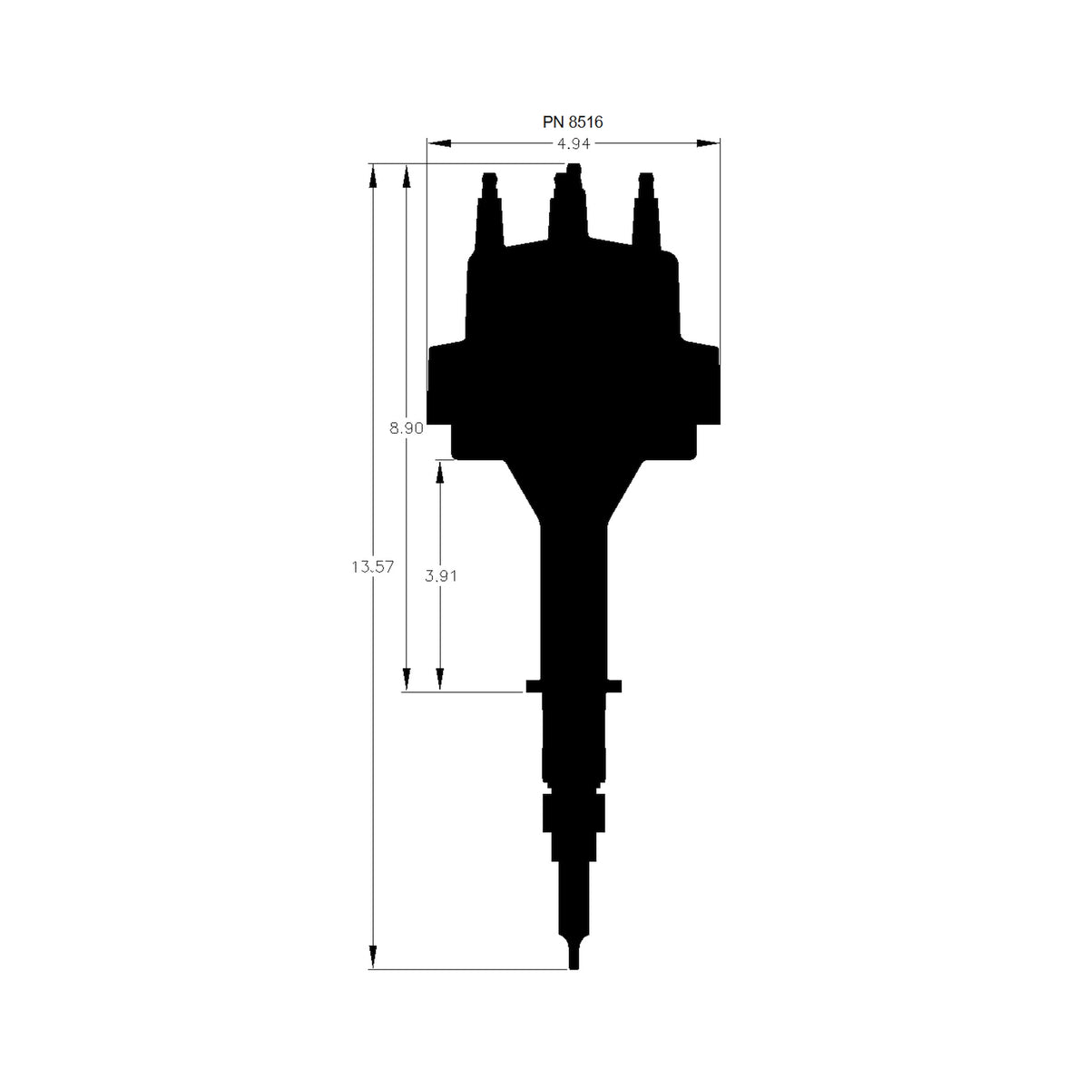 MSD 8516 for AMC Jeep 232-258 Distributor