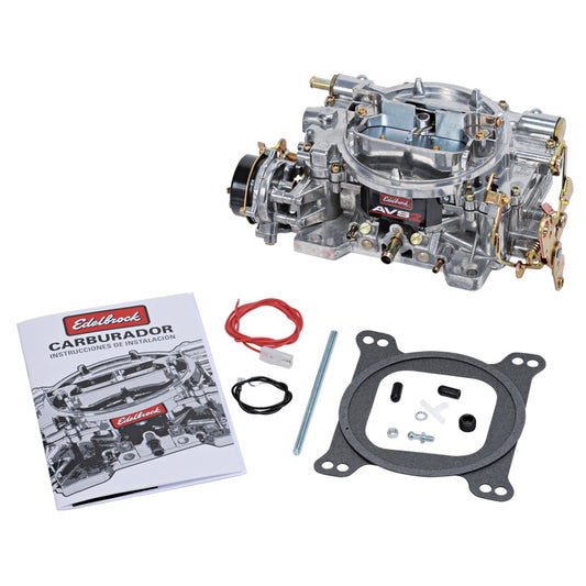 Edelbrock 1901 AVS2 500 CFM 4-Barrel Carburetor Electric Choke Satin Finish