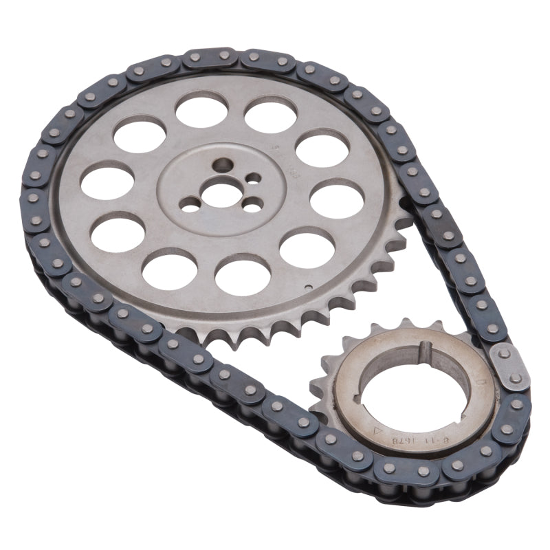 Edelbrock 7816 Timing Chain Performer Link 396-502 Chevrolet 96-Later Blocks with Cam Thrust Plate