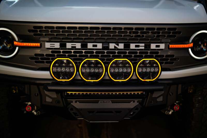 DV8 Offroad Elite Series 20in Dual Row Light Bar w/ Accent Light - #BE20EW200W-H
