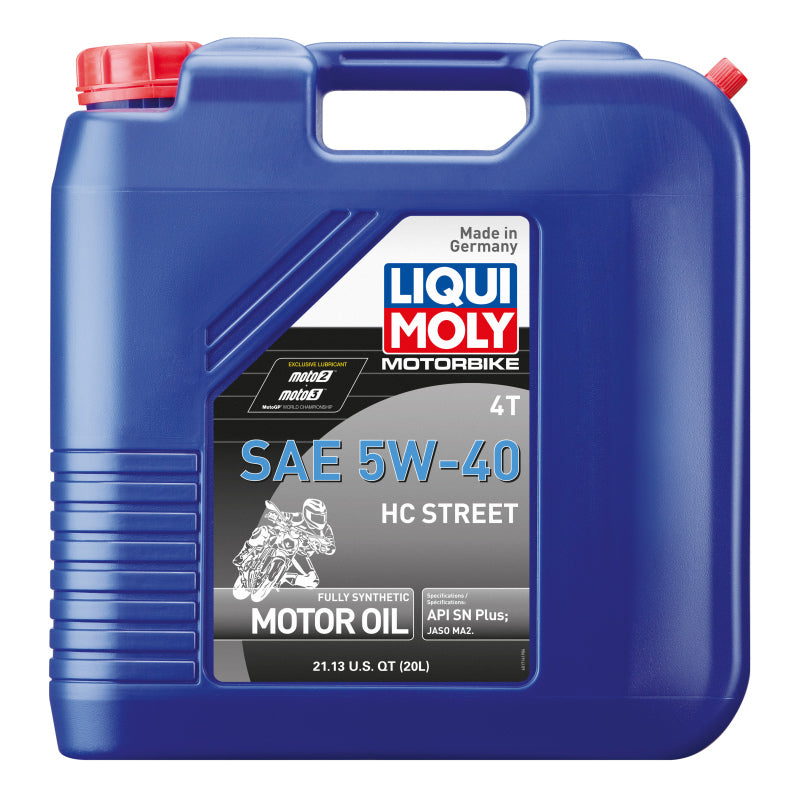 LIQUI MOLY 20L Motorbike 4T SAE 5W-40 HC Street (20416)