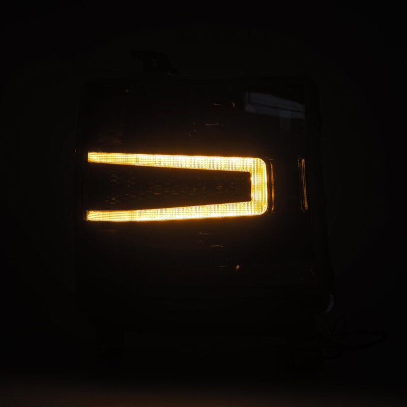 AlphaRex 880236 16-18 Chevrolet 1500 HD NOVA-Series LED Projector Headlghts Alpha BK Atv Light/Sequential Signal & DRL(Req 810023)