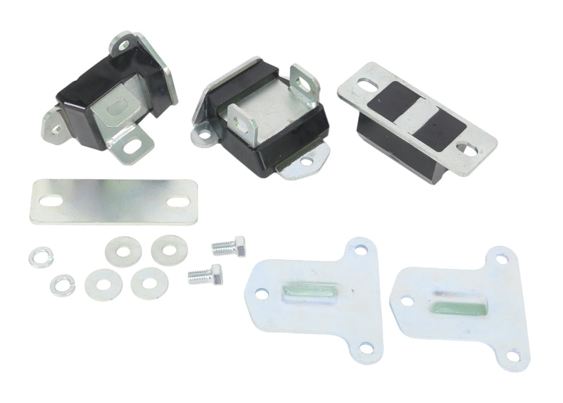 Whiteline W93473 Complete Engine and Transmission Mount Set for 1963-1982 Chevrolet Corvette, 1967-1972 Chevrolet Camaro, 1967-1972 Chevrolet Chevelle and More