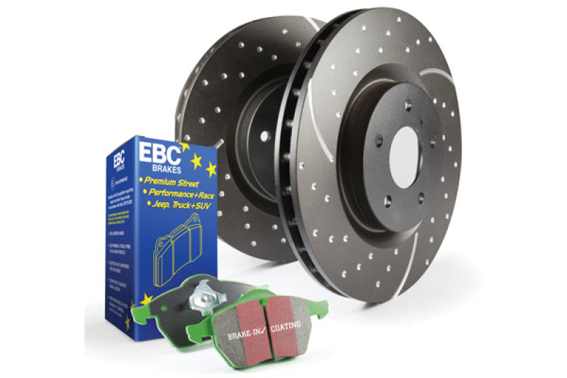 EBC S3 Front Brake Kit Greenstuff Elite Pads GD Sport Rotors S3KF1332