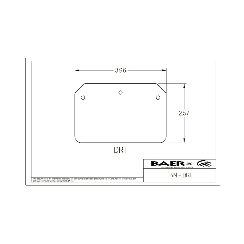 Baer Brakes GM Small Pattern 10/12 Bolt Bearing 11in SS4+ Dual Deep Stage Rear SDZ Brake Kit - Clear