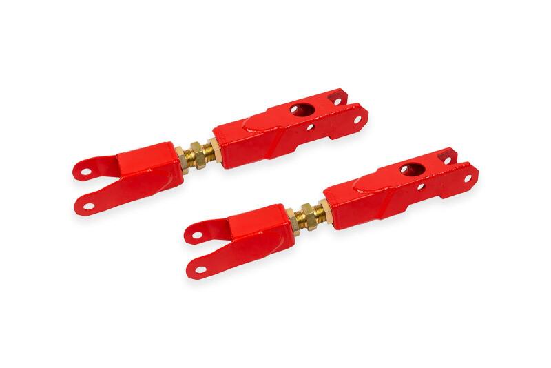 BMR 2016-2024 Chevrolet Camaro (6th Gen) Adjustable Rear Lower Control Arm - Red