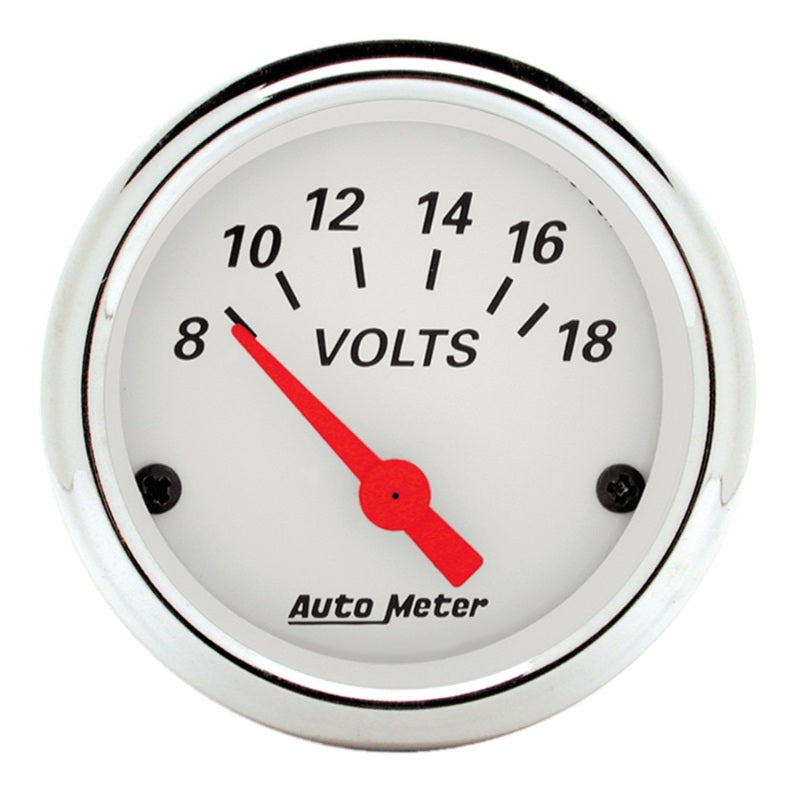 AutoMeter 1300 5-Piece Gauge Kit Mechanical Speedometer Electric Oil Pressure Water Temperature Volt Fuel Level