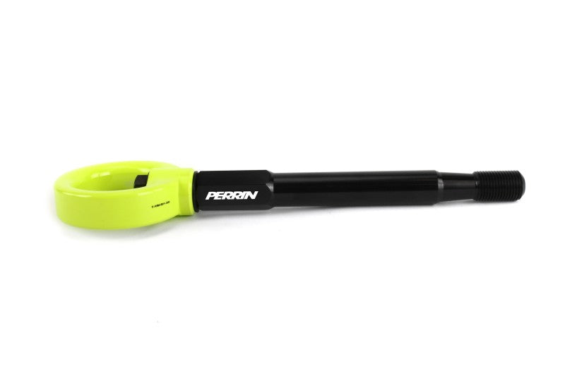 PERRIN 22-26 Subaru WRX / 18-23 Crosstrek / 20-25 OBXT Tow Hook Kit (Front) - Neon Yellow
