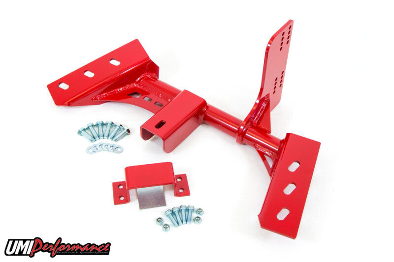 UMI Performance 2230-R Torque Arm Relocation Kit TH350 Red for 1982-1992 F-Body