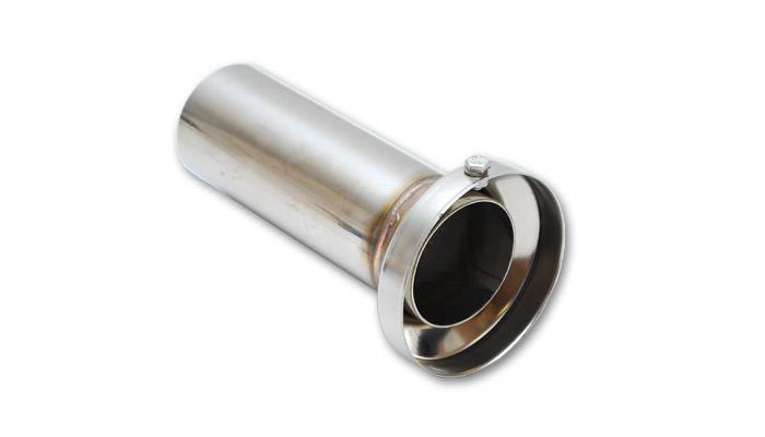 Vibrant 3.90in OD Low Inner Silencer Muffler w/3.90in ID Single Wall Exh
