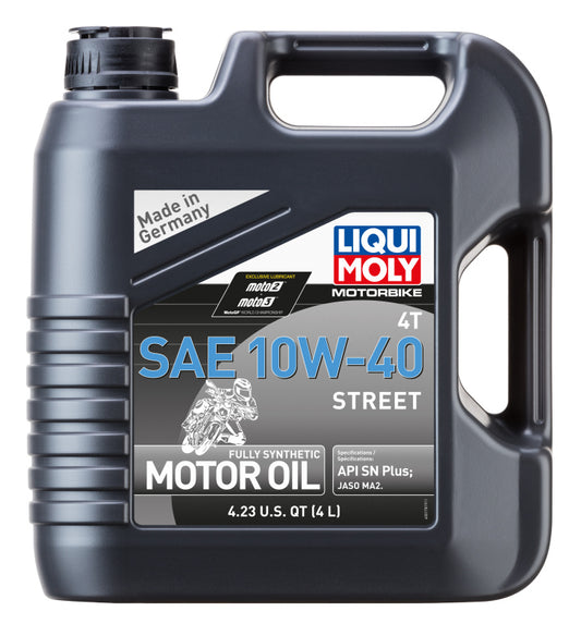 LIQUI MOLY 4L Motorbike 4T SAE 10W-40 Street (20056) - Pack of 4