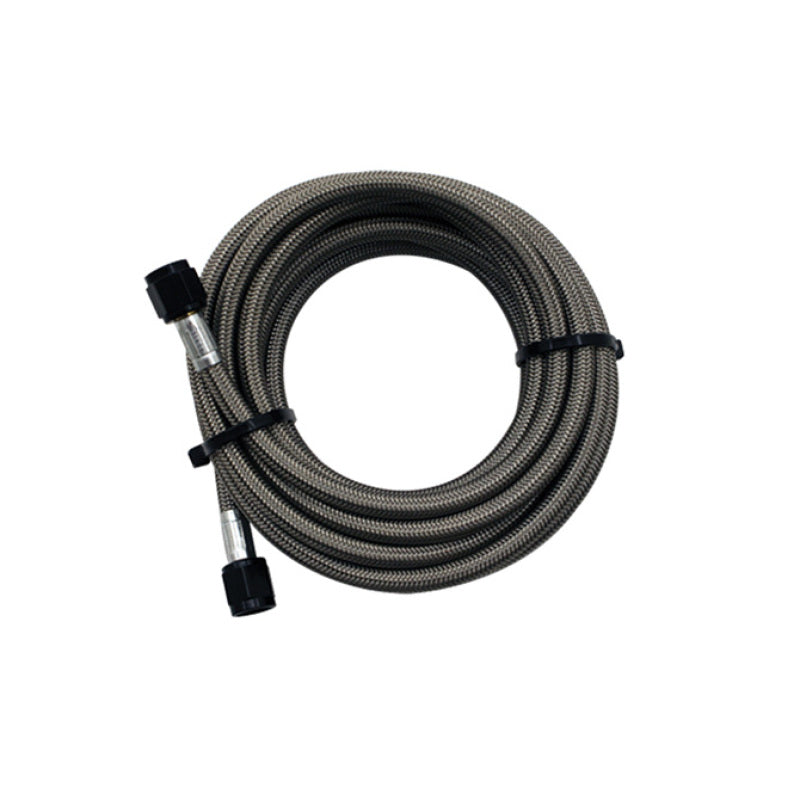 Snow Performance SNO-800-BRD 5ft Stainless Steel Braided Water Line (4AN Black)