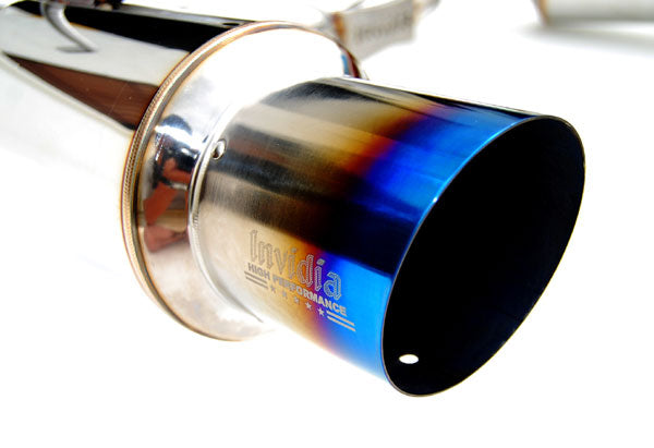 Invidia HS08STIGTT 08-14 Subaru STI 11-14 WRX Hatchback Dual N1 Titanium tip Cat-back Exhaust