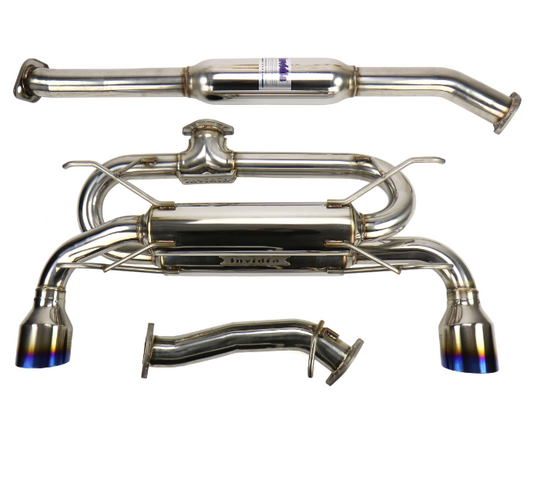 Invidia HS12SST7GM1ST 12-Up Subaru BRZ Toyota 86 Gemini R400 Titanium Tips Cat-back Exhaust
