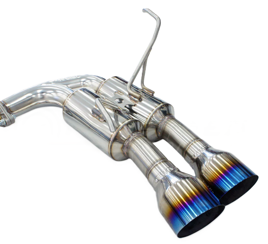 Invidia HS22WRXGM4ST 22-Up Subaru WRX Gemini R400 Quad Titanium tip Cat-back Exhaust