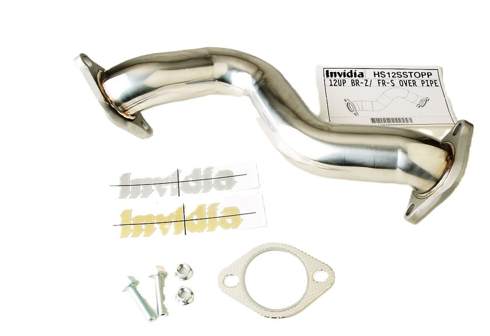 Invidia HS12SSTOPP 12-21 Subaru BRZ Toyota 86 Over pipe