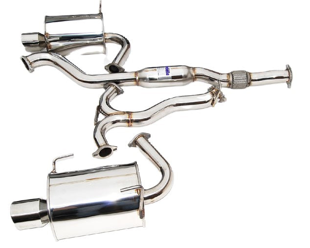 Invidia HS14SFXG3S 14-Up Subaru Forester XT Q300 Dual Rolled S.S.Tips Cat-Back Exhaust