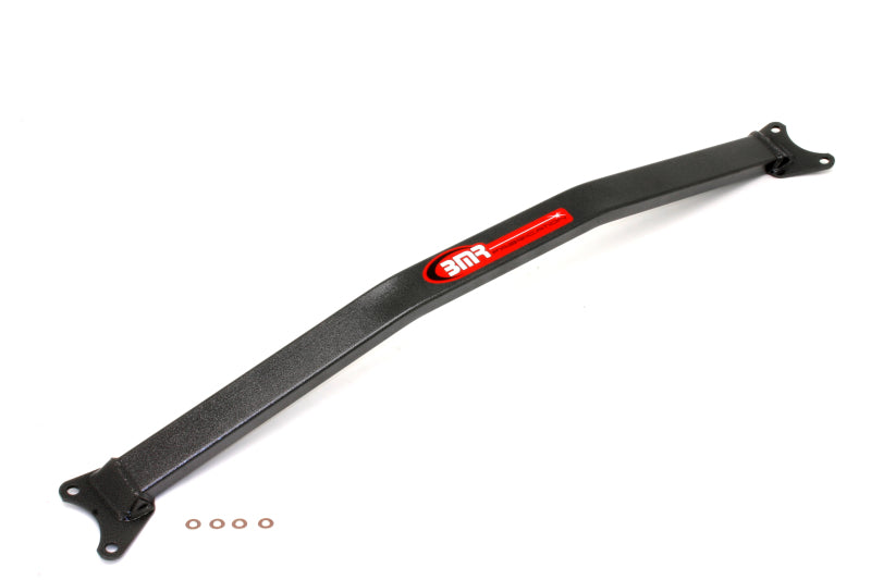 BMR 2005-2014 S197 Mustang V8 with Plenum Cover Strut Tower Brace - Black Hammertone