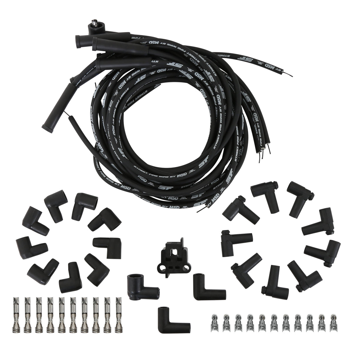 MSD 5551 Street-Fire Wire Set V8 Multi-Angle, Sock/HEI Universal