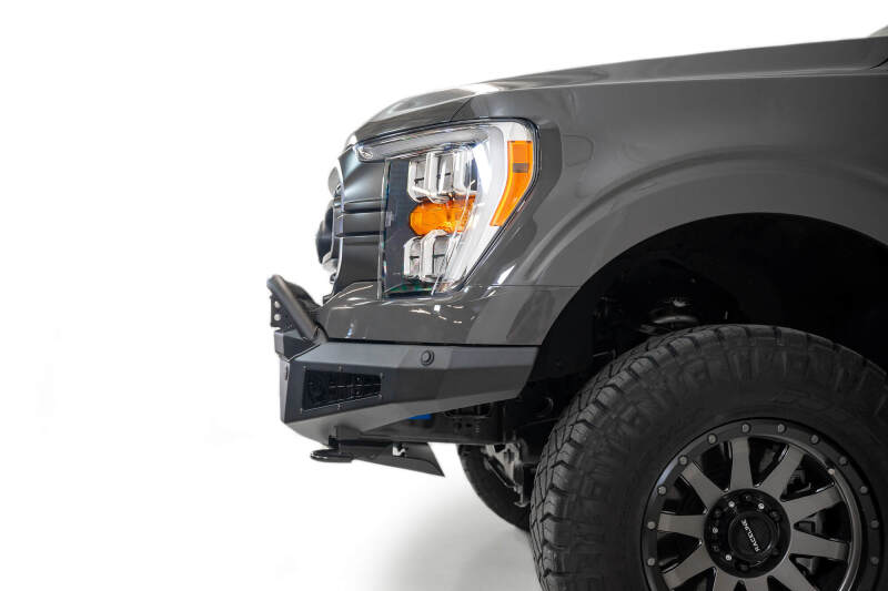 Addictive Desert Designs for 2021 Ford F-150 HoneyBadger Front Bumper w/ Top Hoop