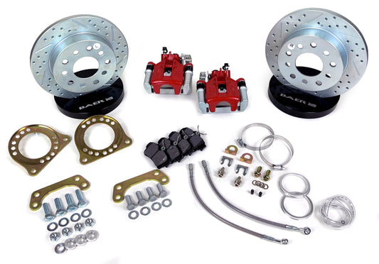 Baer Brakes Dana 60 & Mopar 8-3/4in Car Rear Housing Ends 10.5in Classic Series Rear Brake Kit - Red