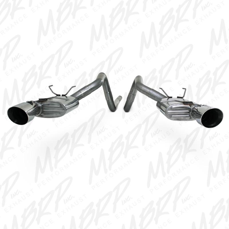 MBRP 11-12 Ford Shelby GT 500 T304 3in Cat Back Race Version 4.5in Tips