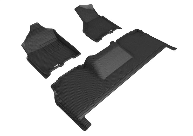 3D MAXpider Kagu Front & Rear Floor Mats for 2019-2024 Ram 2500