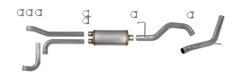 Diamond Eye K3520A 3-1/2in Cat-Back Exhaust Kit - 2007-2010 Nissan Titan | Aluminized