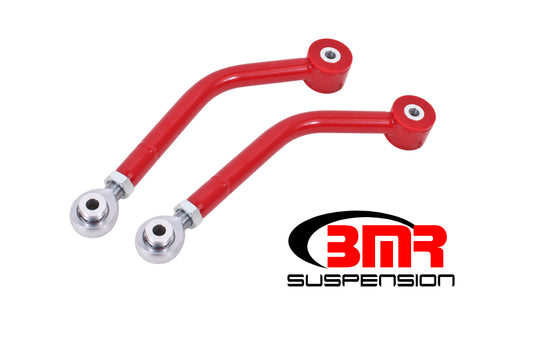 BMR 08-23 Challenger Upper Control Arms Single Adj. Rod Ends (Polyurethane) - Red