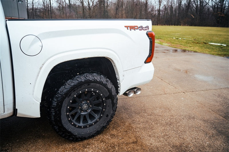 Corsa 22-26 Toyota Tundra 4WD 3in Sport Cat-Back Side Exit Exhaust System w/ Twin 4in Polished Tips