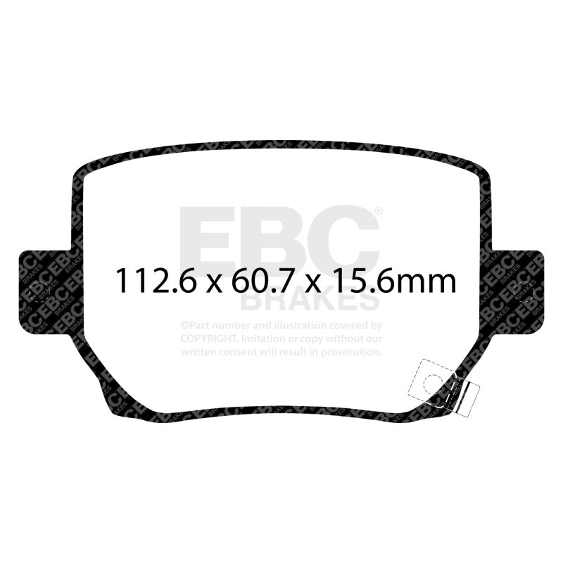 EBC 2020+ Tesla Model Y Electric Performance Bluestuff Rear Brake Pads DP52419NDX