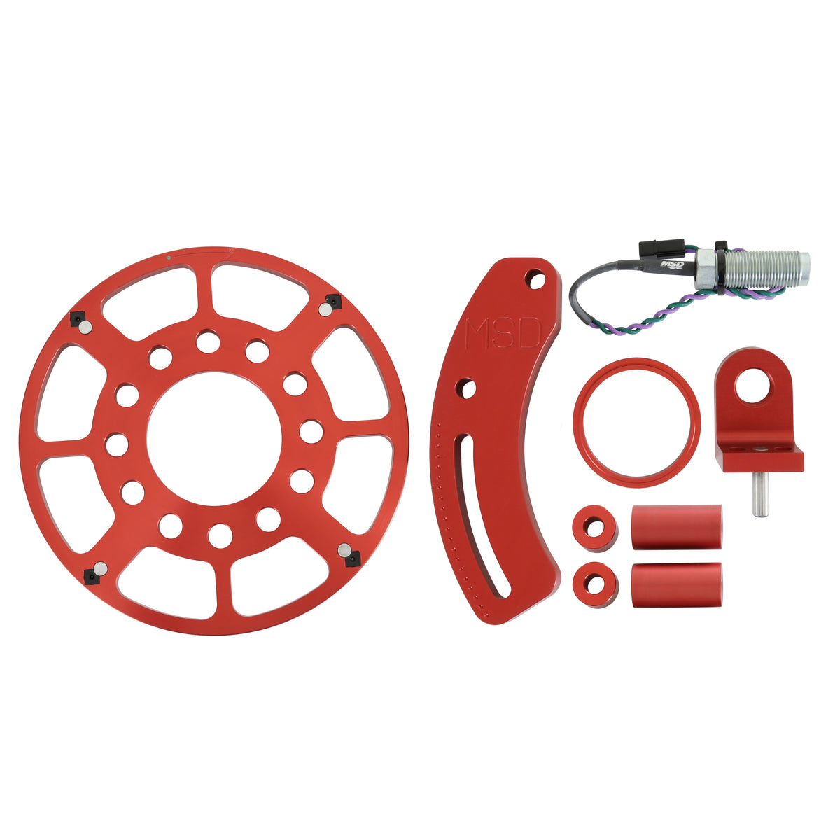 MSD 8640 Crank Trigger Wheel Kit - Flying Magnet - SBF - for Windsor