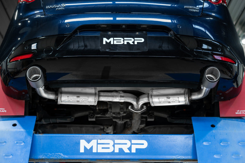 MBRP 19-23 Mazda 3 Hatchback T304SS 2.5in Axle-Back, Street