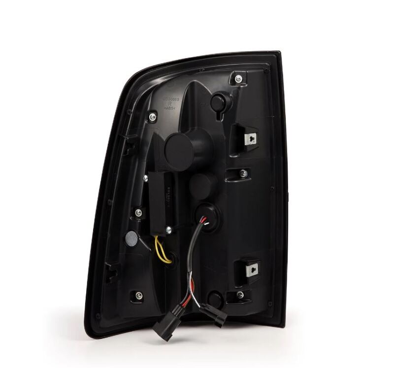 AlphaRex 640002 09-18 Dodge RAM LUXX-Series LED Taillights Black Red w/Activation Light & SS