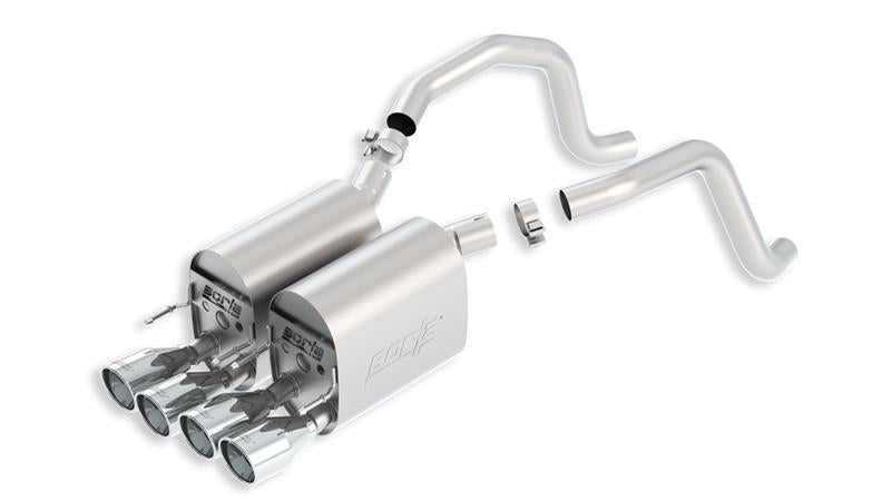Borla 11814 05-08 Corvette Coupe/Conv 6.0L/6.2L 8cyl 6spd RWD Touring SS Exhaust (rear section only) - #11814