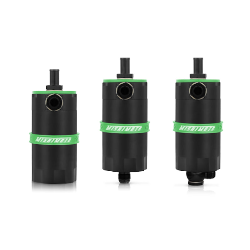 Mishimoto Universal Baffled Oil Catch Can - Green - #MMBCC-UNI-GN