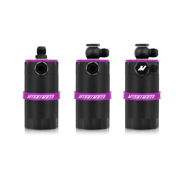 Mishimoto Universal Baffled Oil Catch Can - Purple - #MMBCC-UNI-PR