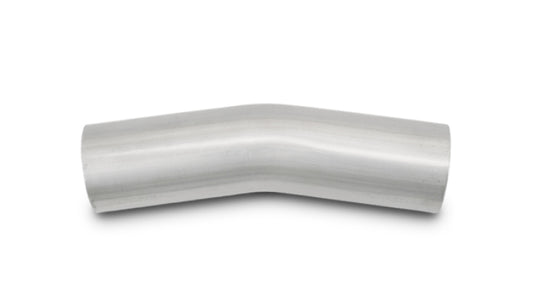 Vibrant 4in OD T304 SS 15 Deg Mandrel Bend 5in Leg Length