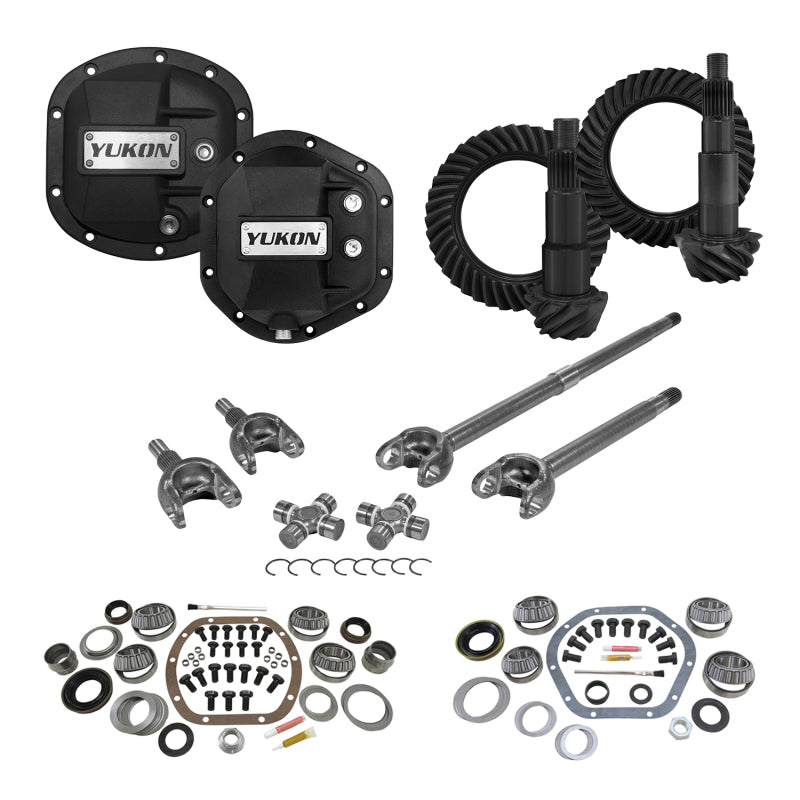 Yukon Gear & Axle YGK013STG3 Master Overhaul Kit Stage 3 for Jeep Re-Gear Kit with Covers Front Axles Dana 30/44 4.88 Ratio