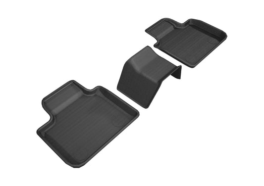 3D MAXpider Kagu Rear Floor Mats for 2018-2019 BMW 6 Series Gran Turismo