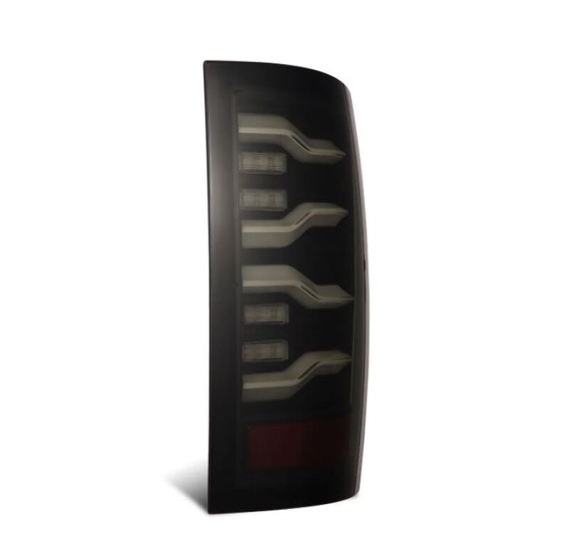 AlphaRex 640003 09-18 Dodge Ram Luxx-Series LED Tail Lights Alpha-Black w/ Activation Light & Sequential Signal