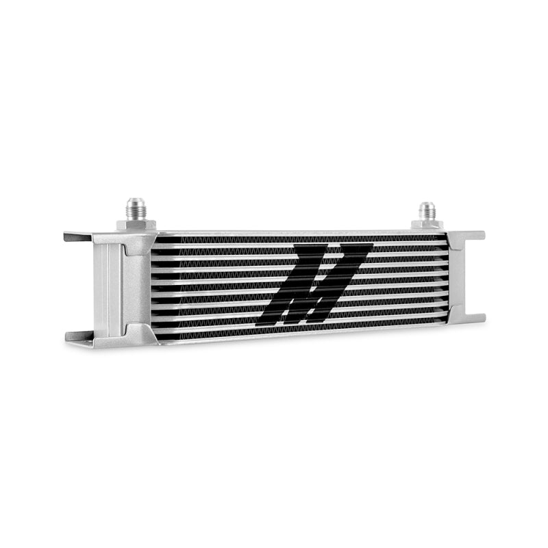 Mishimoto Universal -6AN 10 Row Oil Cooler - Silver - #MMOC-10-6SL