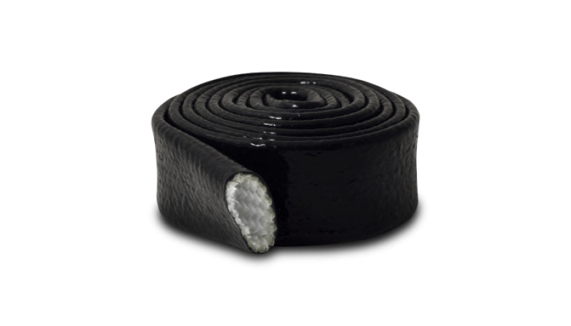 Vibrant 1/2in O.D. Heat Protect Flexible Sleeving (5 foot length) Black