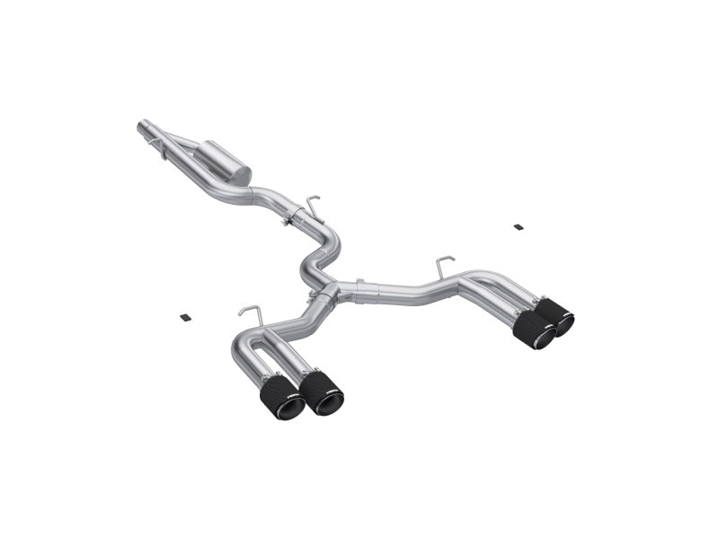 MBRP Audi S3 2.0L Armor Pro T304 3in Cat-Back Quad Split Rear Exhaust