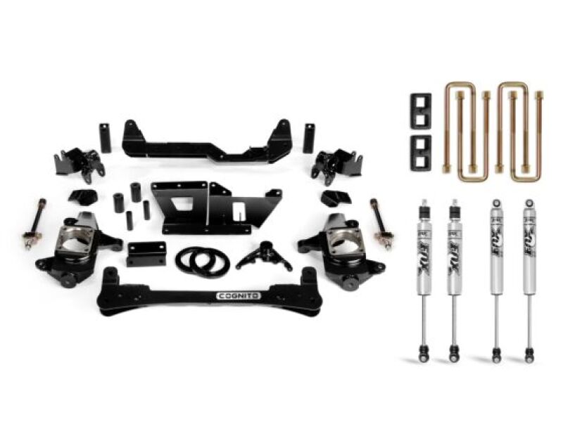 Cognito Motorsports 110-P0785 4-Inch Standard Lift Kit with Fox PS 2.0 IFP Shocks for 2001-2013 Chevrolet Silverado / GMC Sierra 2500 HD / 3500 HD
