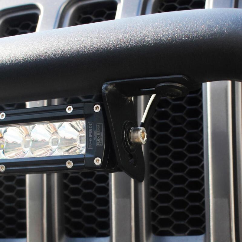 Westin 59-88015 WJ2 LED Brackets for 2007-2026 Jeep Wrangler JK/Jeep Wrangler JL Textured Black