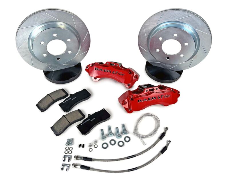 Baer Brakes 05-23 Toyota Tacoma 13.5in 6T Front SZ Brake Kit - Fire Red
