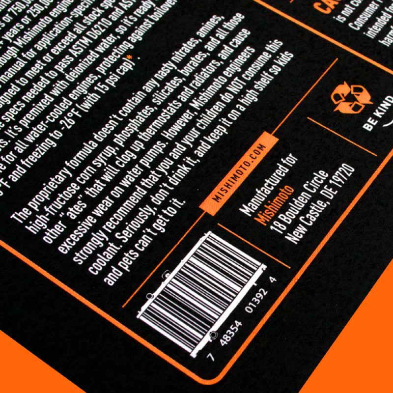 Mishimoto Liquid Chill Synthetic Engine Coolant - Premixed - #MMRA-LC-5050F