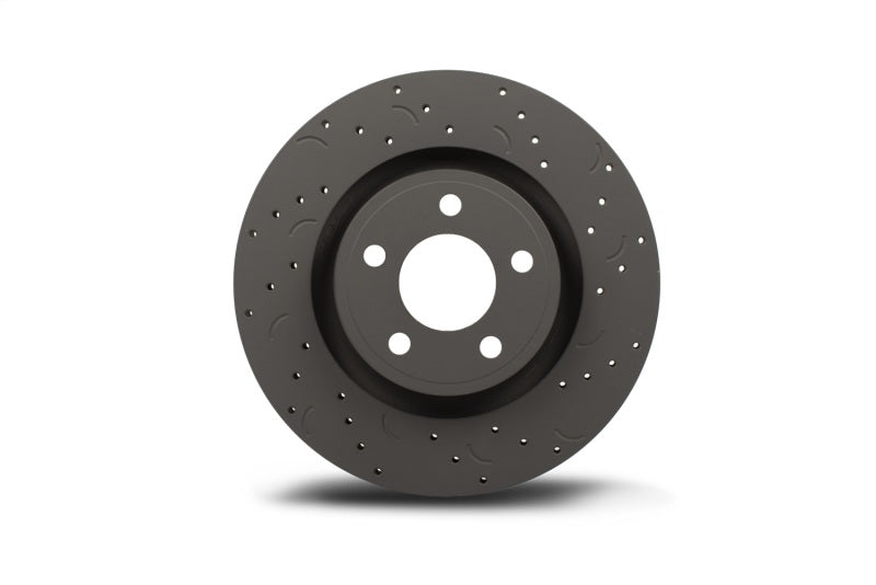 Hawk Performance HKC4955.711F Talon Cross-Drilled and Slotted Rotor and HPS Brake Pad Kit